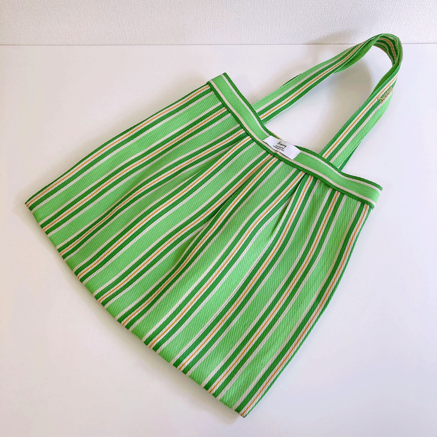 Swaraj タックチュールトートバッグ - 画像13