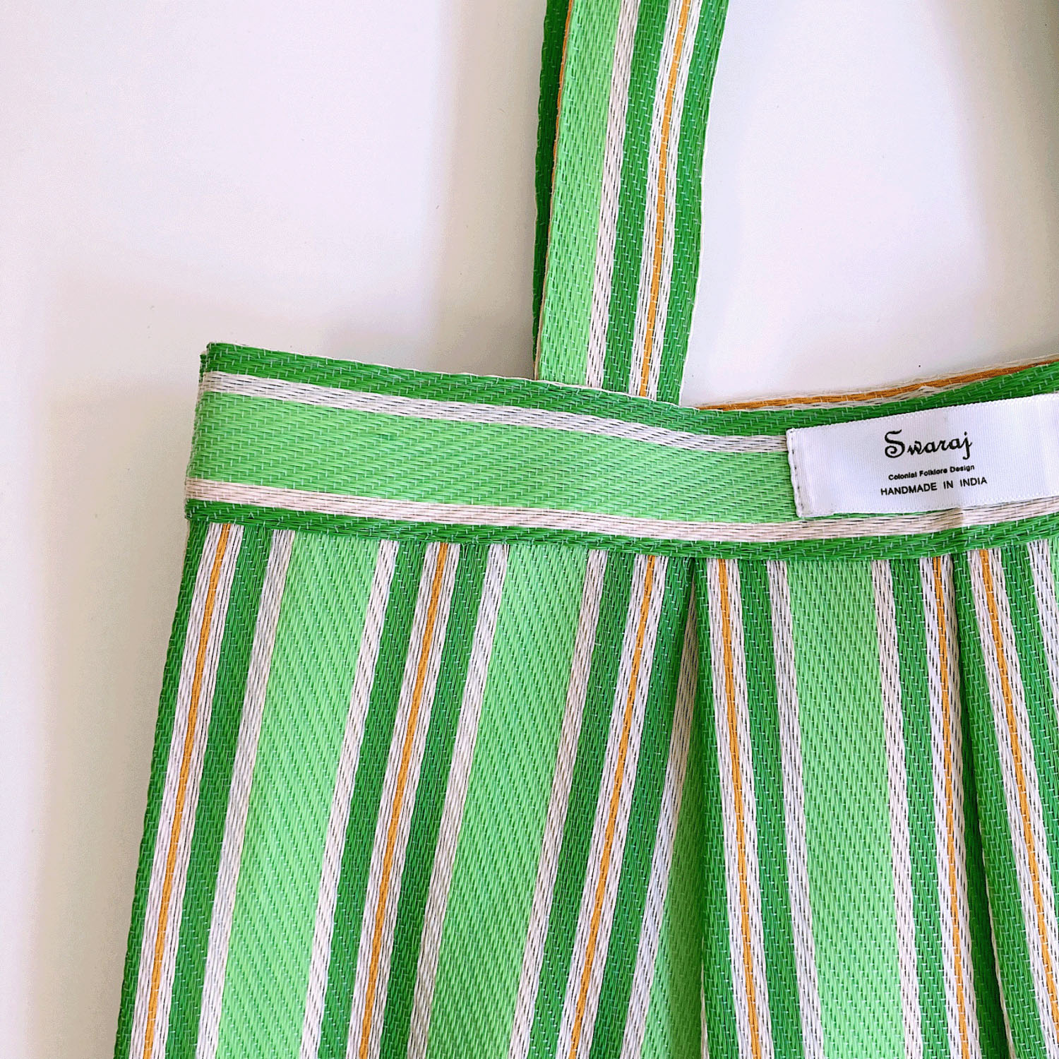 Swaraj タックチュールトートバッグ - 画像14