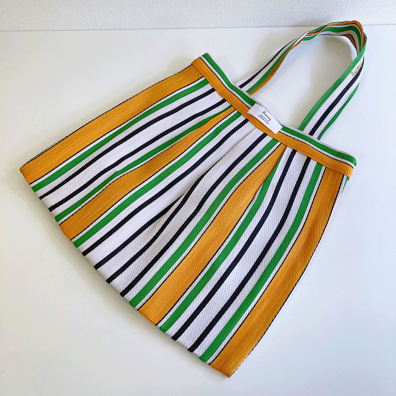 Swaraj タックチュールトートバッグ - 画像9