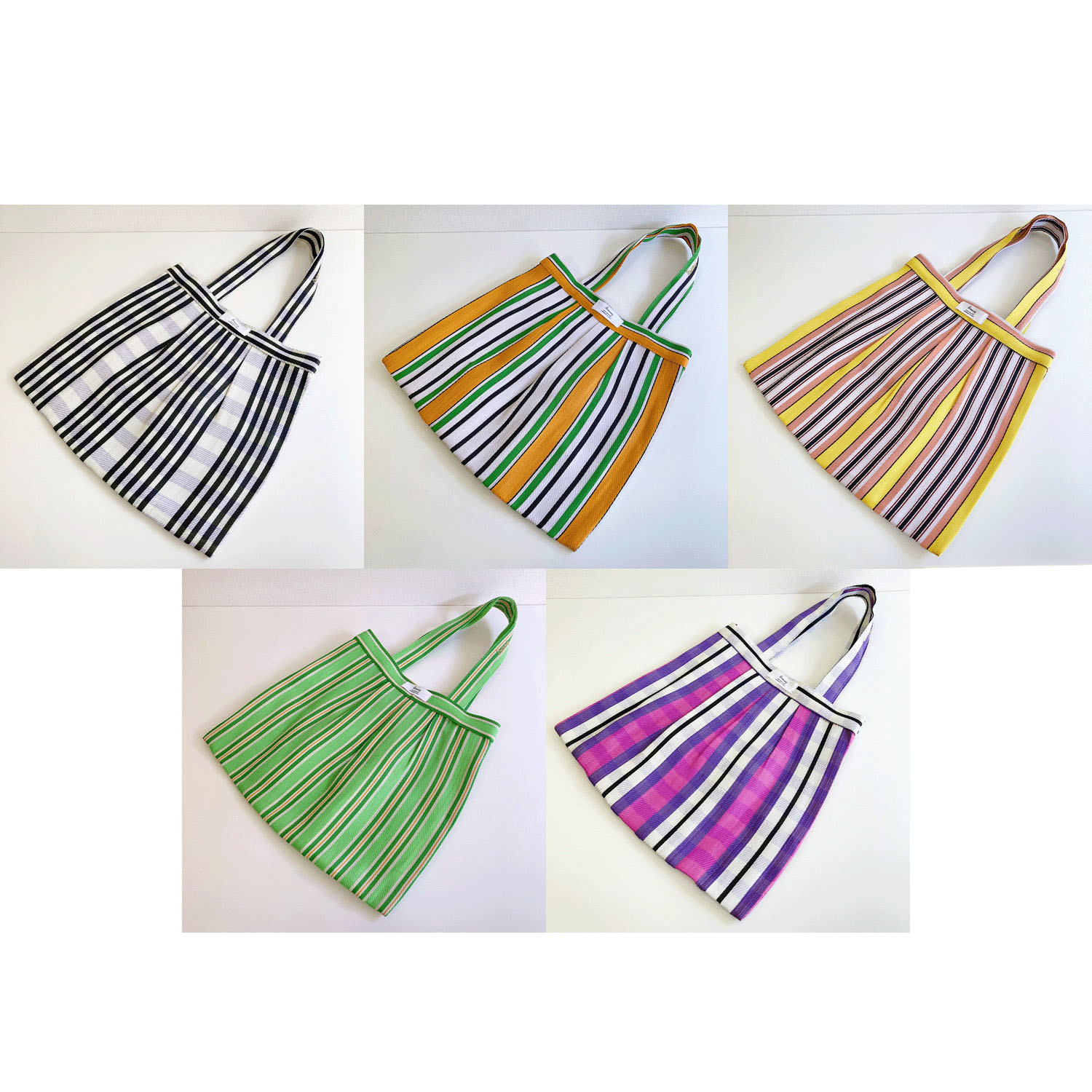 Swaraj タックチュールトートバッグ - 画像1