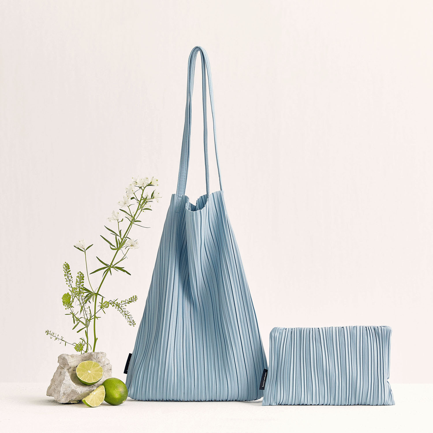 BLUEORB プリーツトートバッグ（ポーチ付き） - 画像33