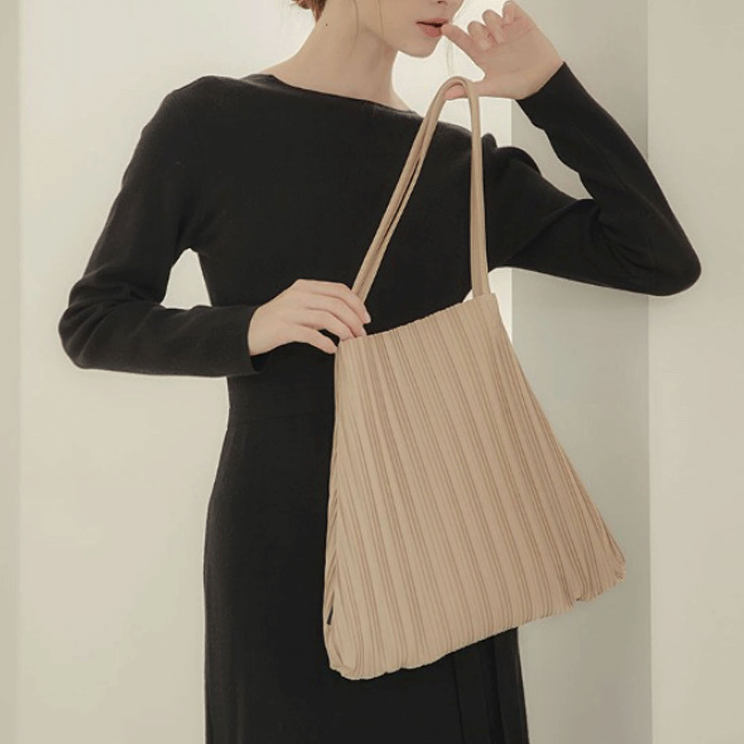 BLUEORB プリーツトートバッグ（ポーチ付き） - 画像45