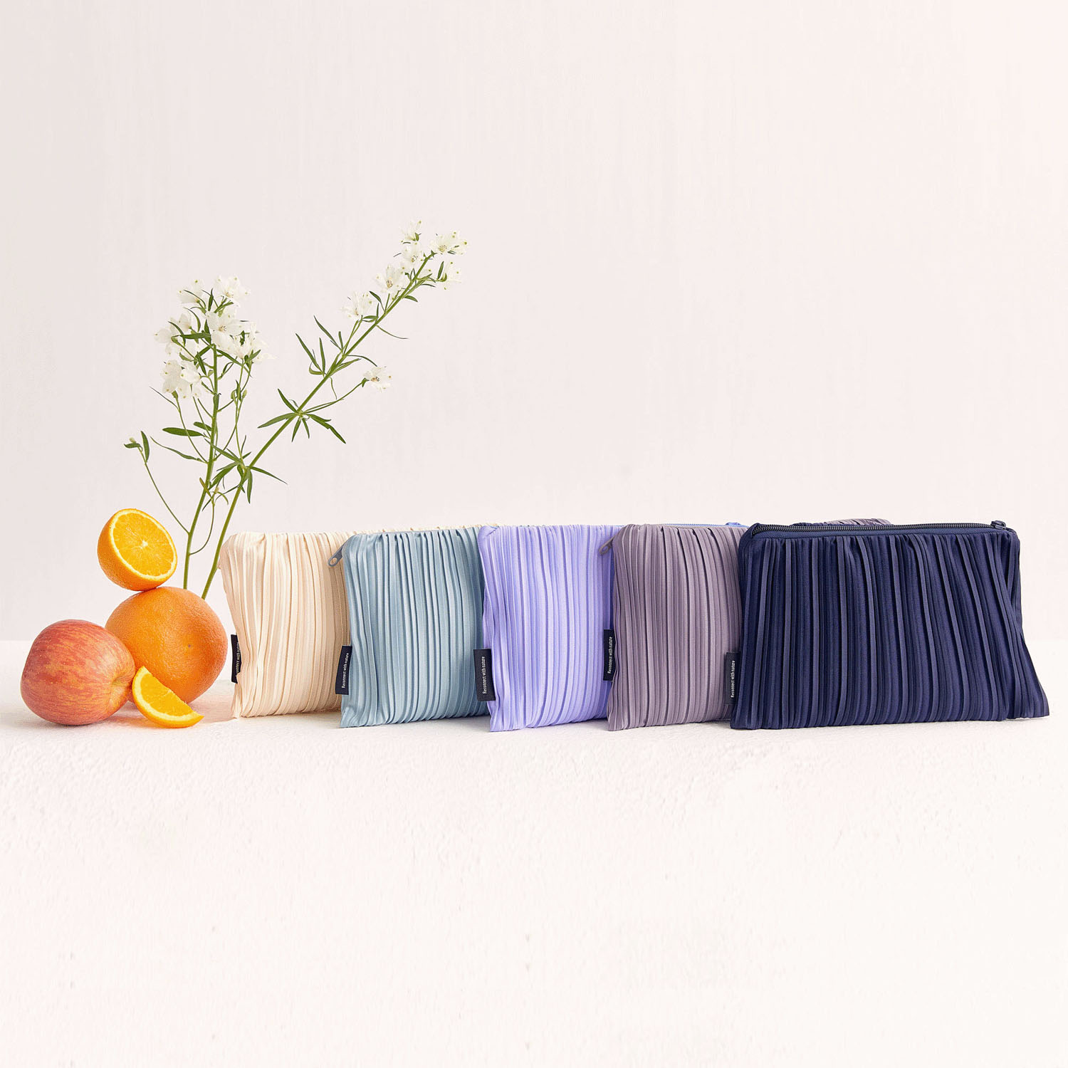 BLUEORB プリーツトートバッグ（ポーチ付き） - 画像6