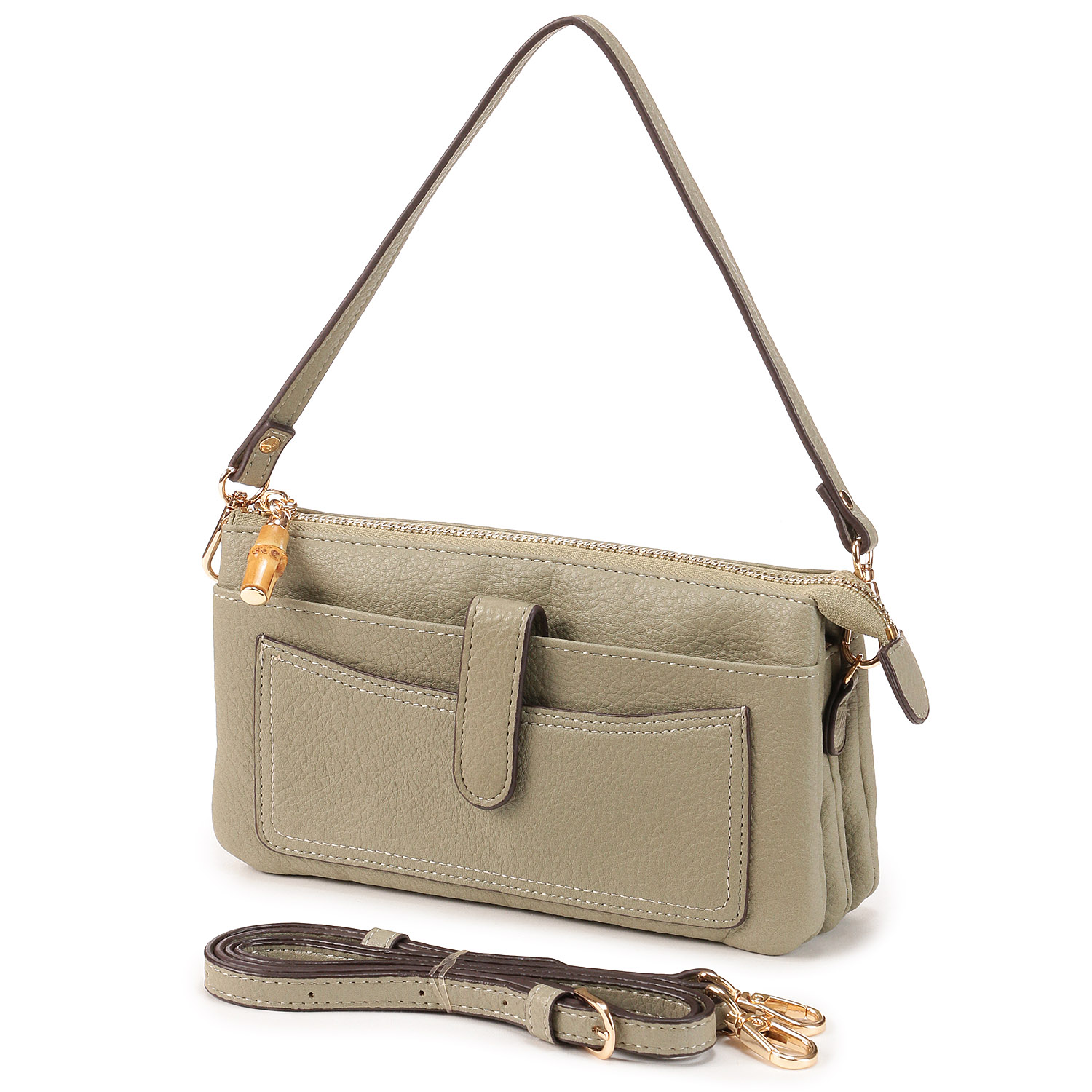 バンブー付きお財布ポシェット - 画像11