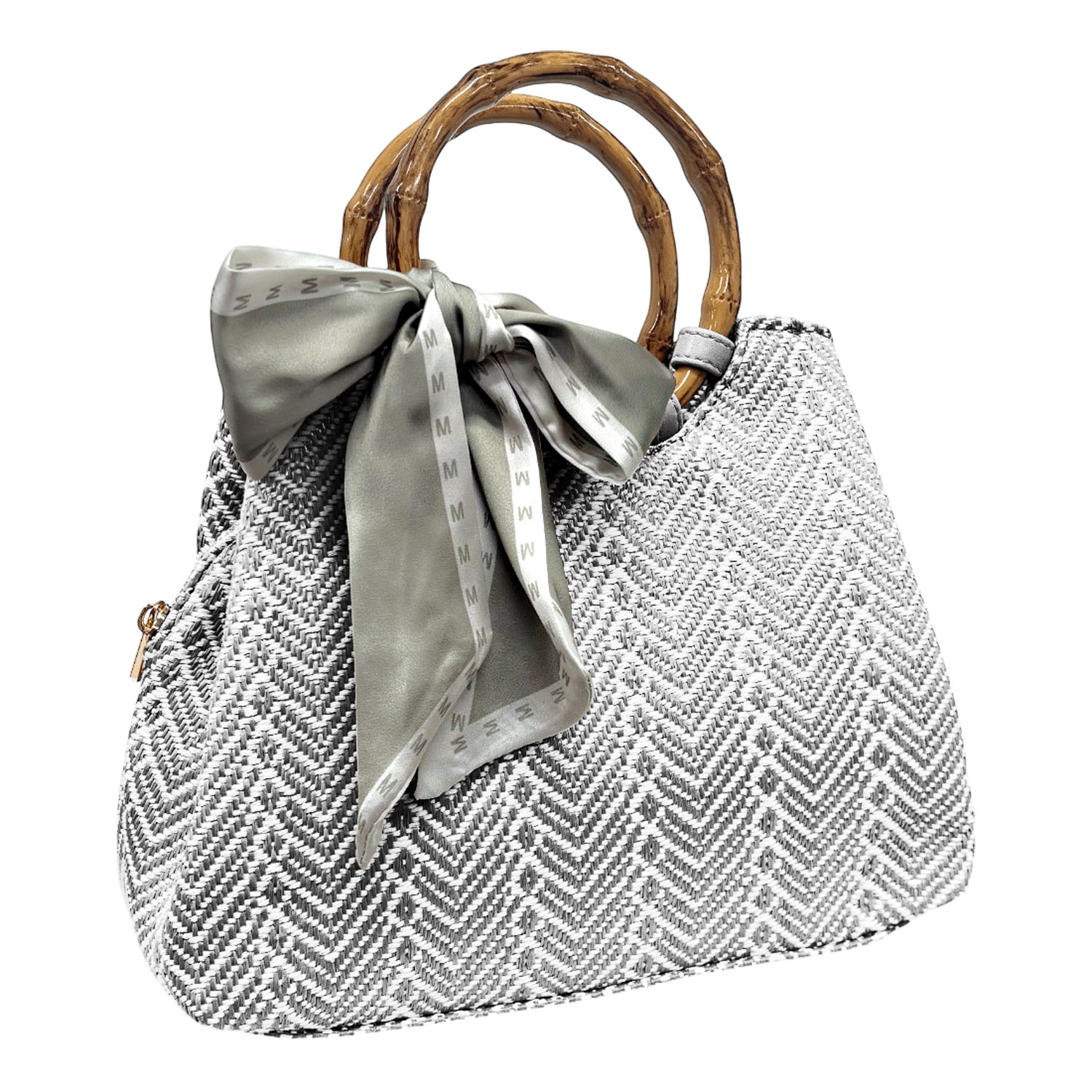 MACARONIC STYLE  柄ものスカーフ付き2WAYバッグ - 画像5