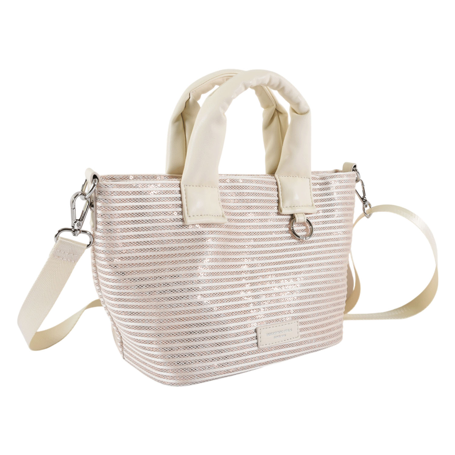 MACARONIC STYLE ボーダースパンコール2WAYバッグ - 画像5