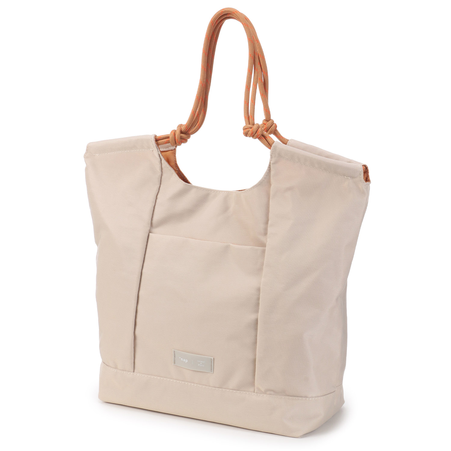 nap ロープハンドル軽量縦型トートバッグ - 画像3