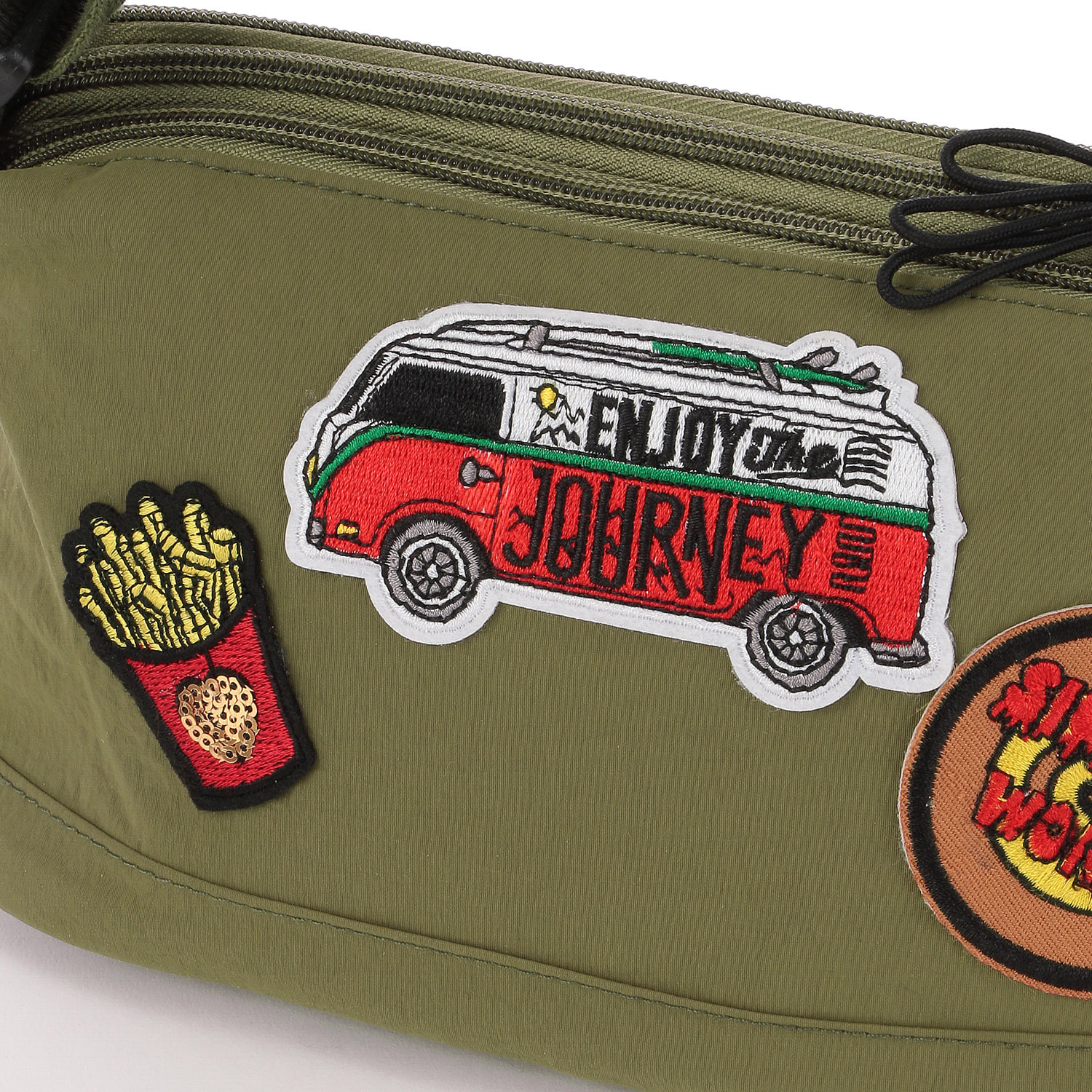 かわいいワッペン付きショルダーバッグ - 画像8