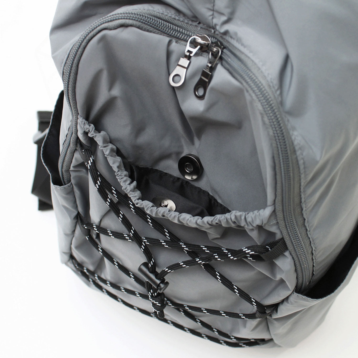 撥水レースアップリュックサック - 画像9