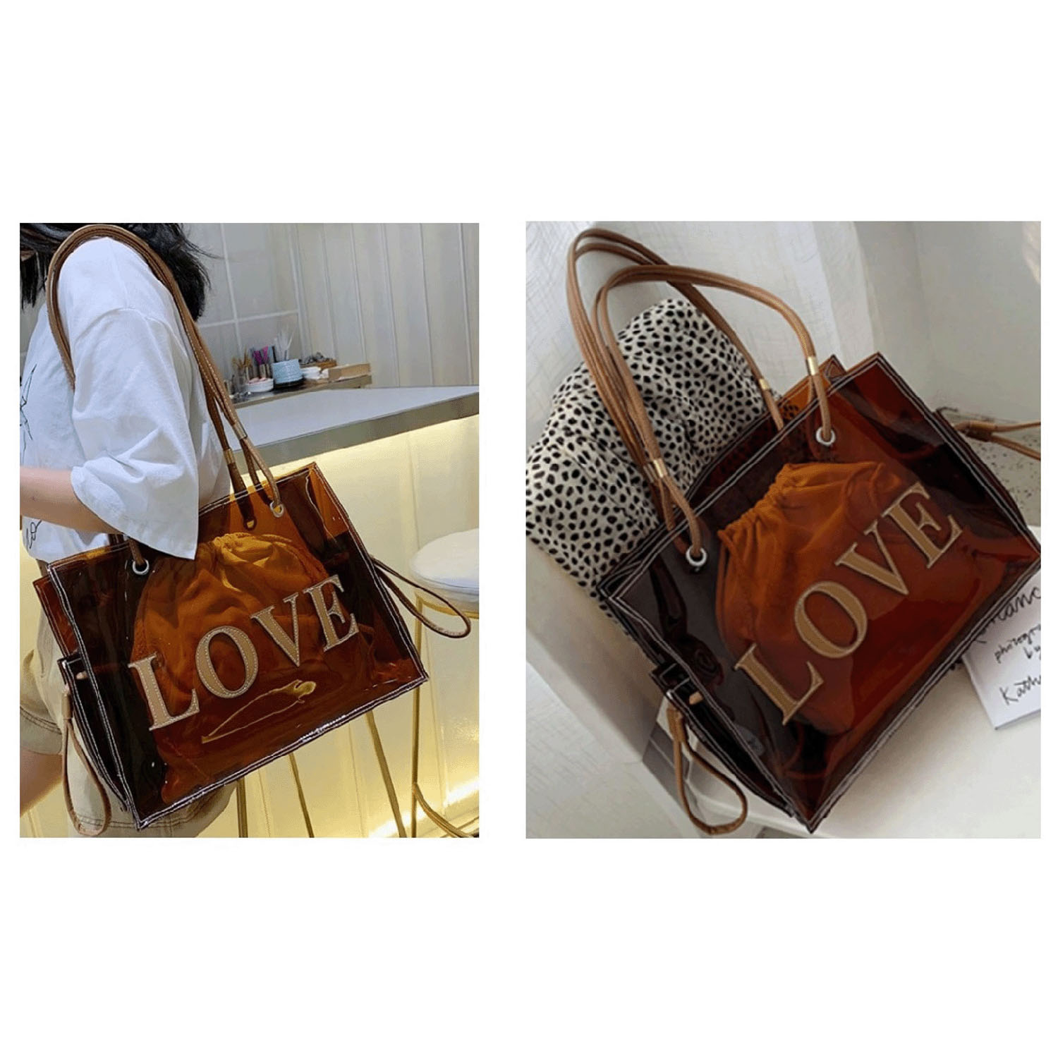 PVCクリアトートバッグ - 画像4