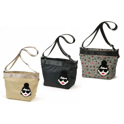 HAPPY FACE レディ・エマ軽量ショルダーバッグ - 画像1