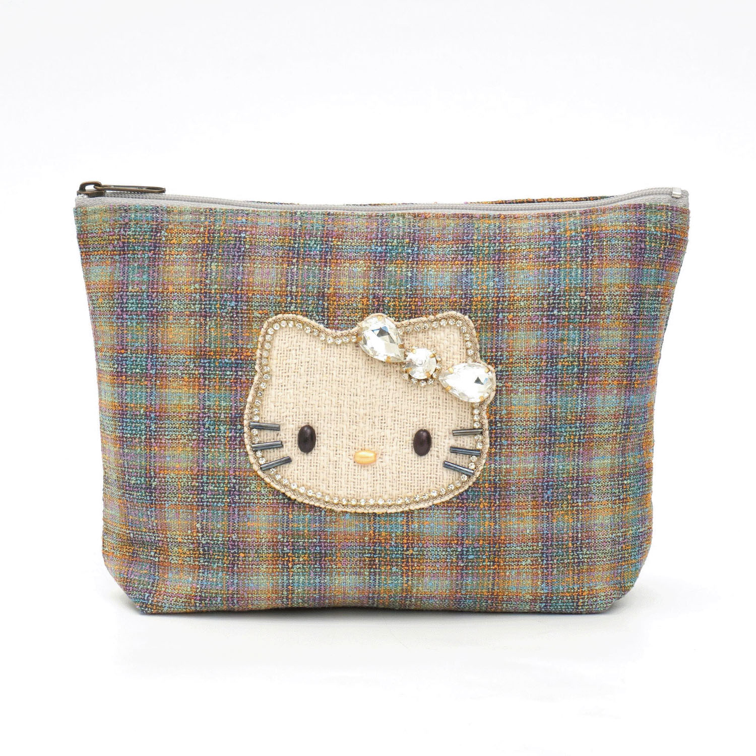 Hello Kitty×MAYGLOBE カラ－ツイード風ポーチ - 画像2