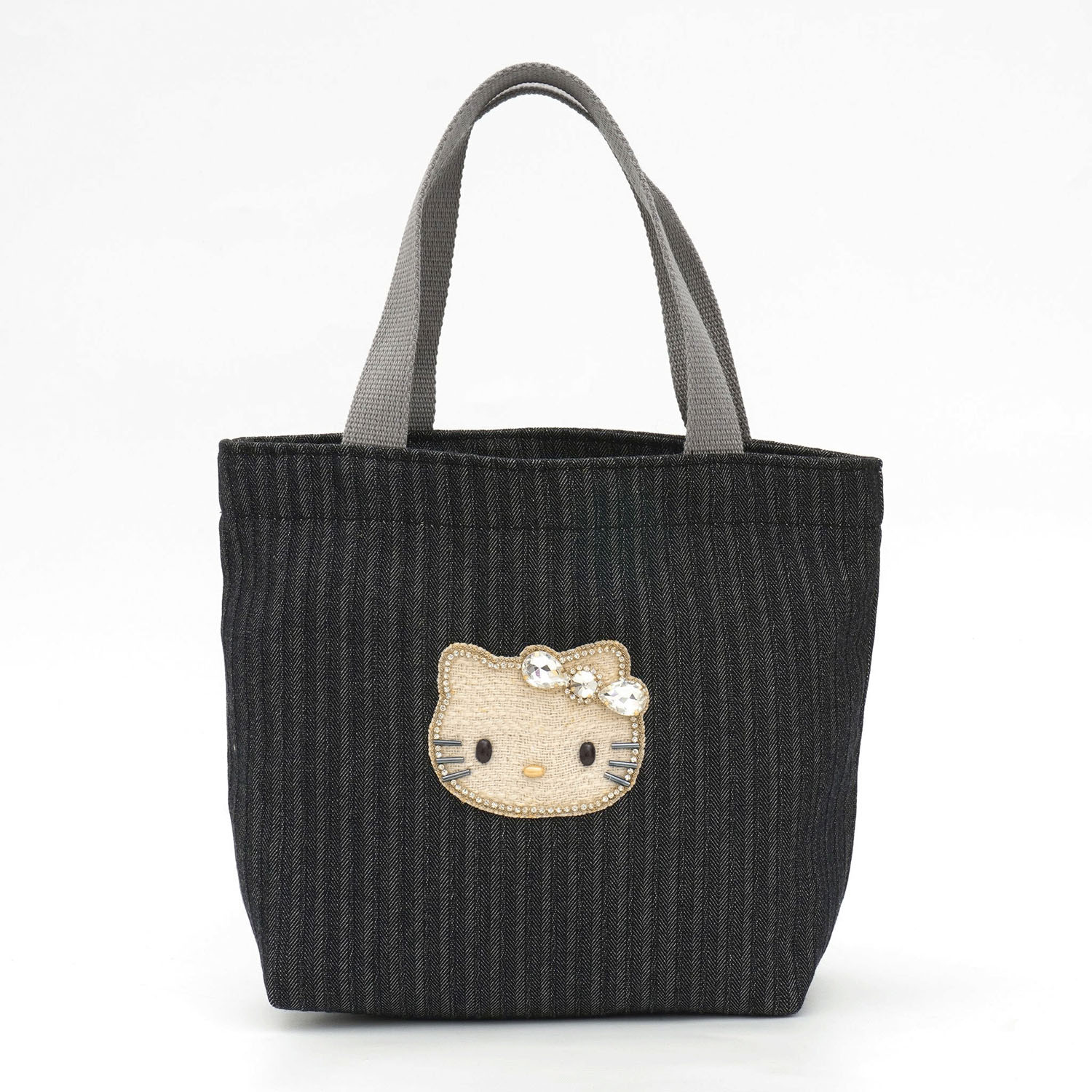 Hello Kitty×MAYGLOBE ヘリンボーンデニムミニトートバッグ - 画像1