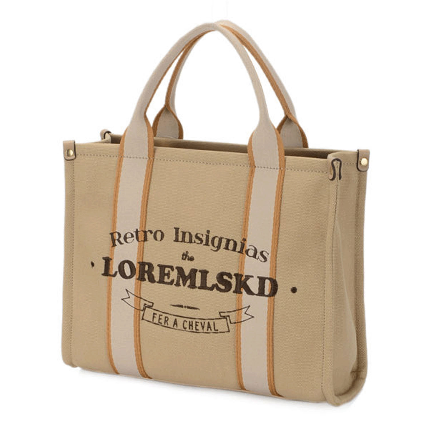 英字ロゴ刺繍スクエア型バッグ - 画像3