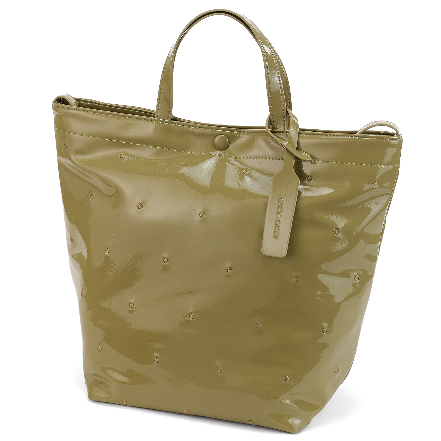 cachecache エナメルドット刺繍2WAYトートバッグ - 画像10