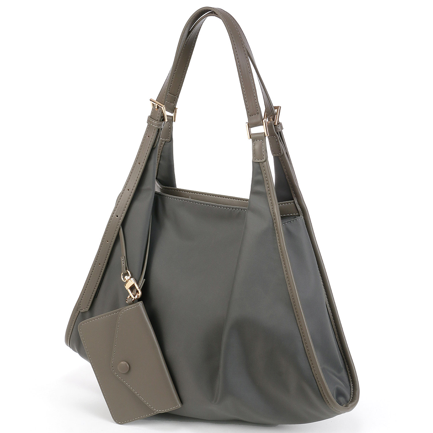 cachecache ベルトハンドルナイロントートバッグ - 画像2