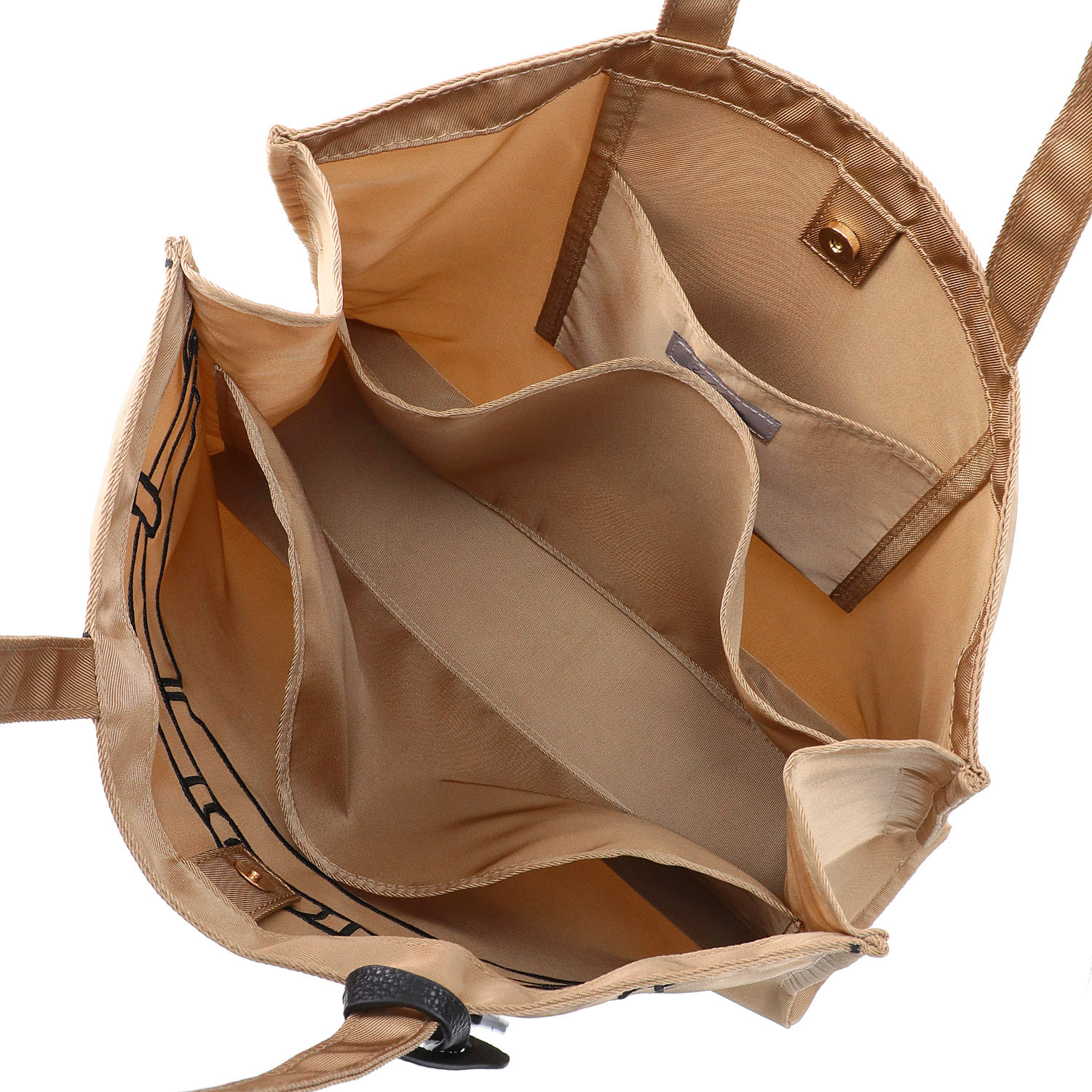 cachecache トロンプルイユイ刺繍スクエアトートバッグ - 画像6