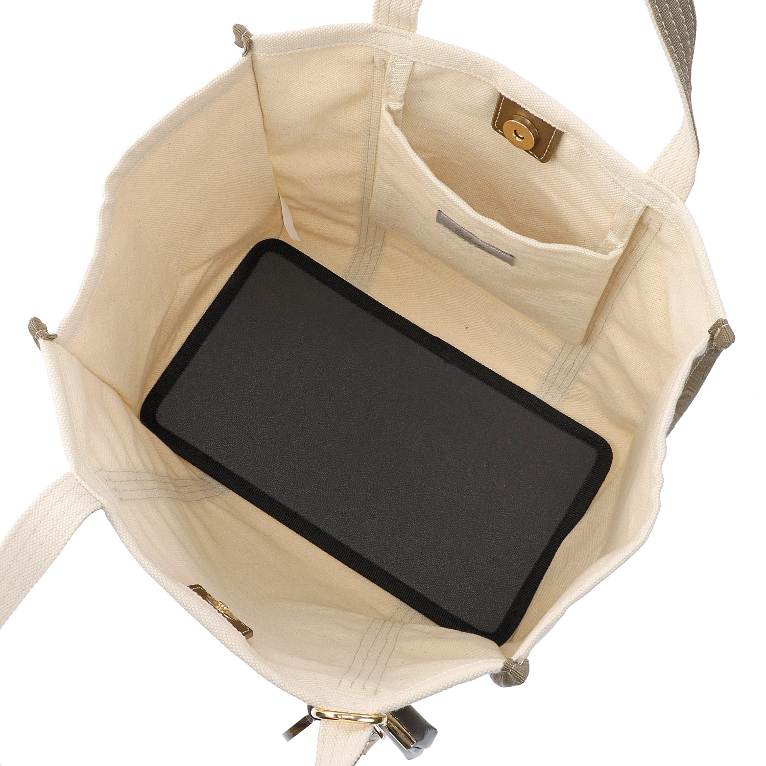 cachecache チャーム付きキャンバストートバッグ - 画像3