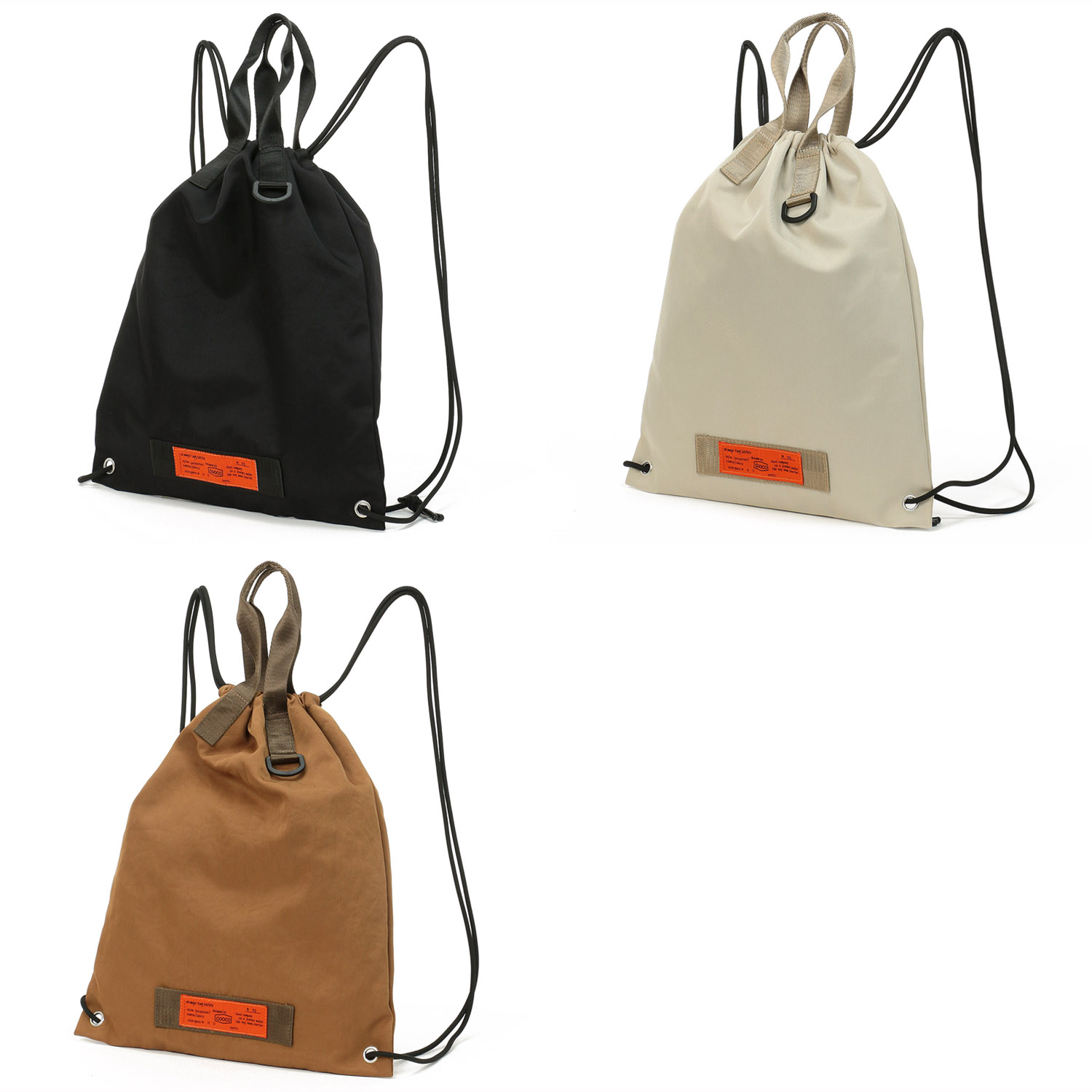 COOCO 撥水ナップザック - 画像1