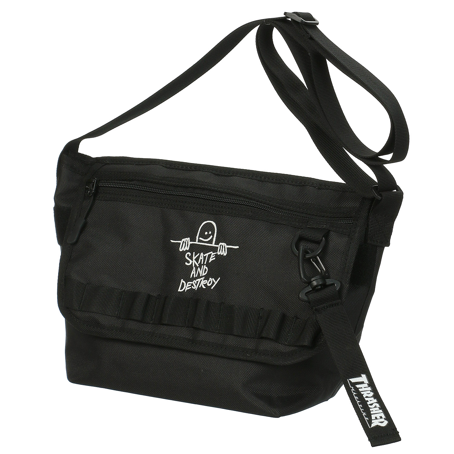 THRASHER フラップショルダーバッグ