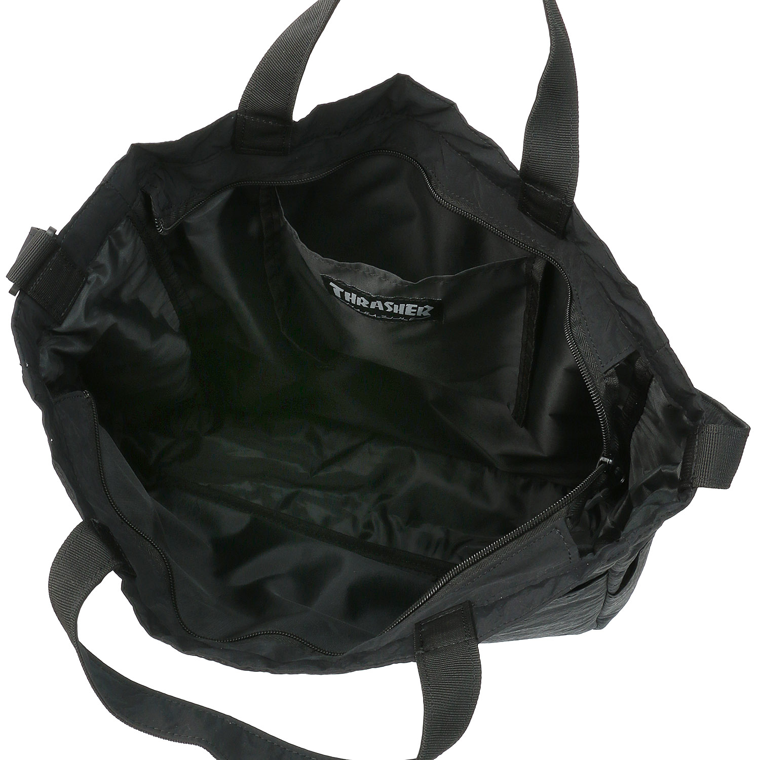 THRASHER シワナイロン2WAYトートバッグ L - 画像3