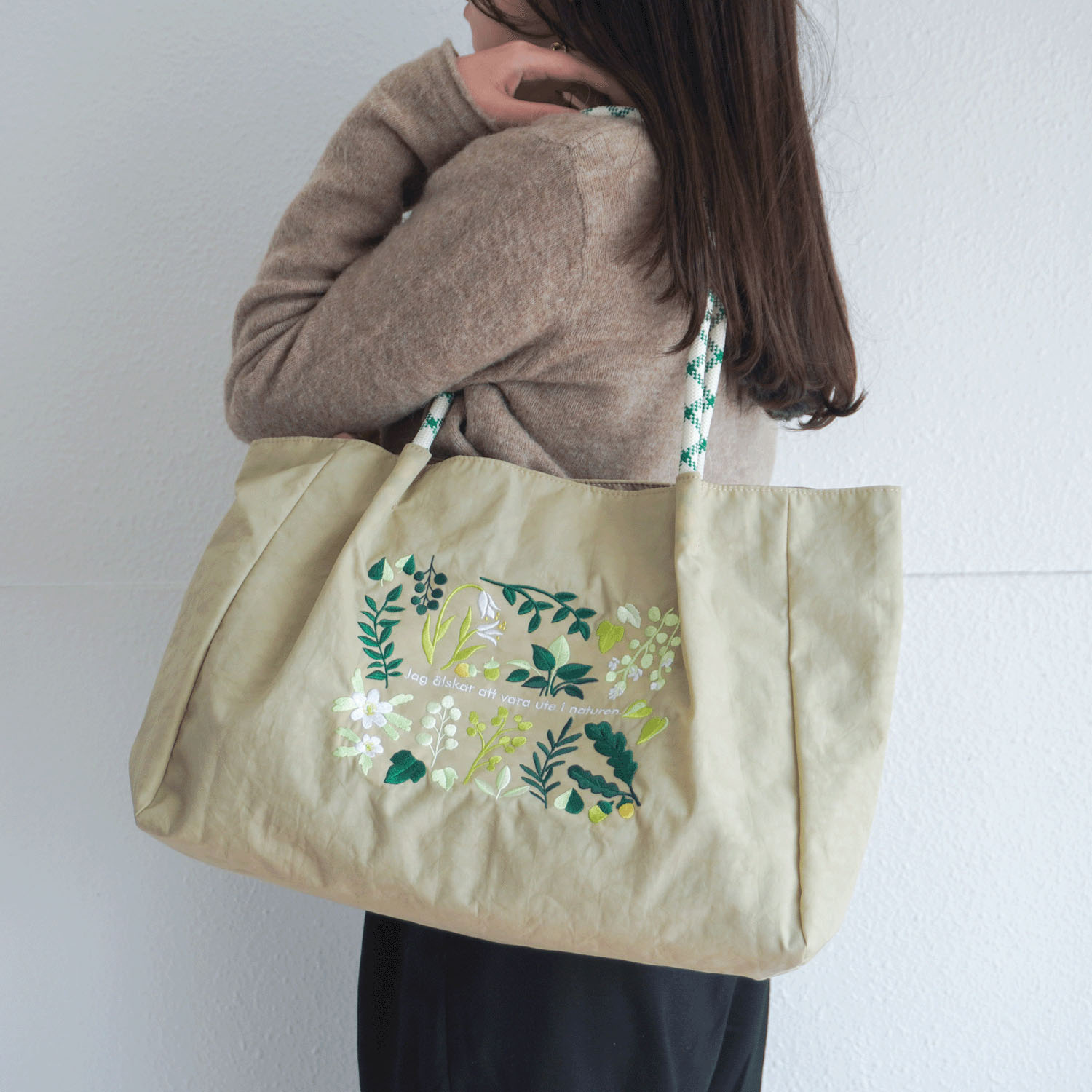 【エトワールオリジナル】フラワー刺繍トートバッグ - 画像15