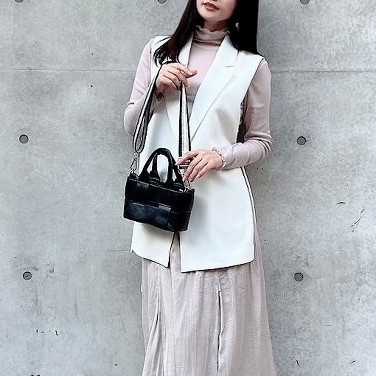 【人気】4cm幅 バッグストラップ ライン柄 - 画像8