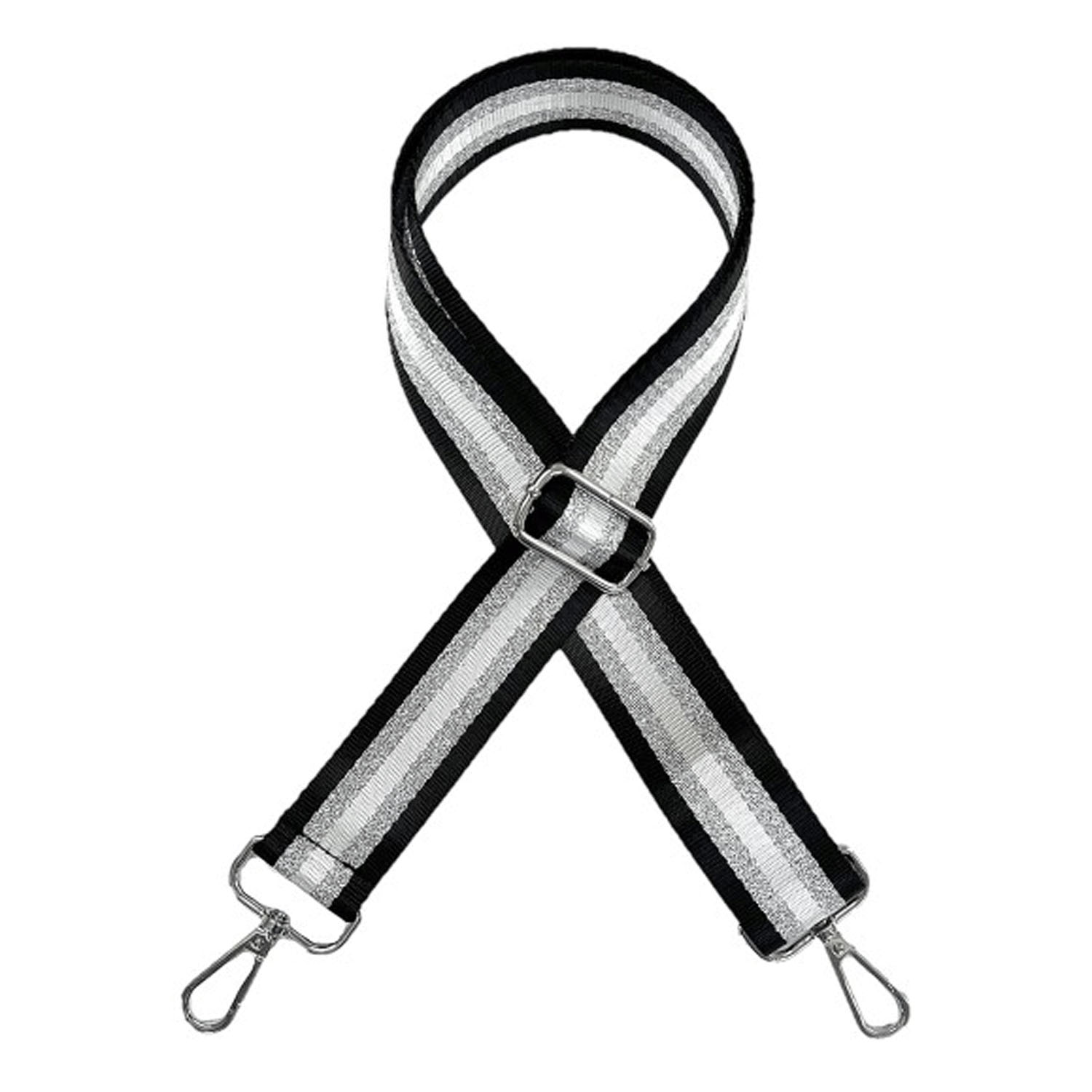 【人気】4cm幅 バッグストラップ ライン柄 - 画像9