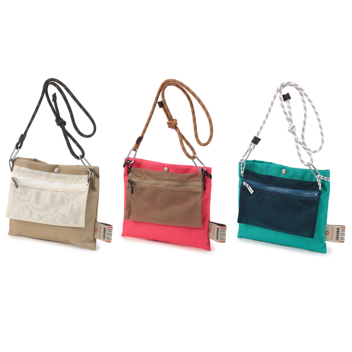 COOCO オリジナルテープ×2連サコッシュバッグ