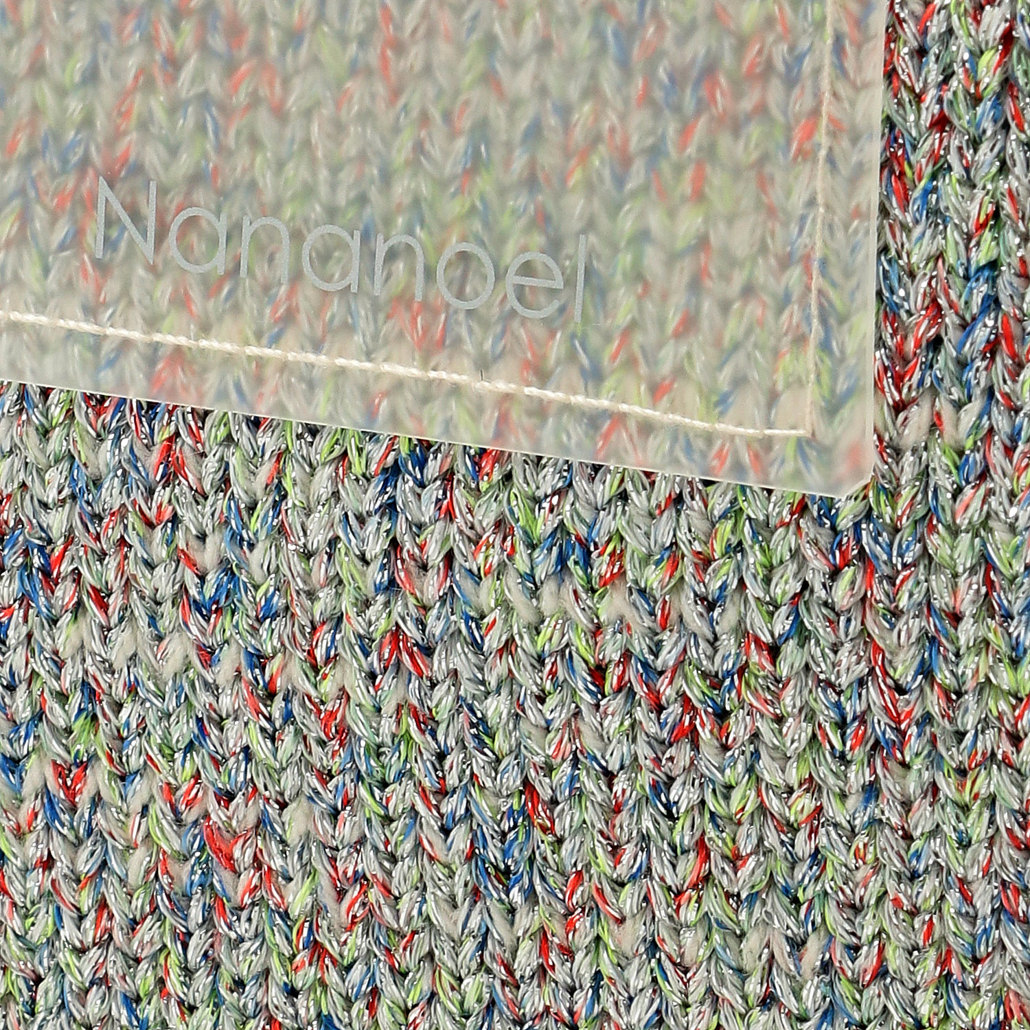 Nananoel MIXラメ入りニットミニショルダーバッグ - 画像5