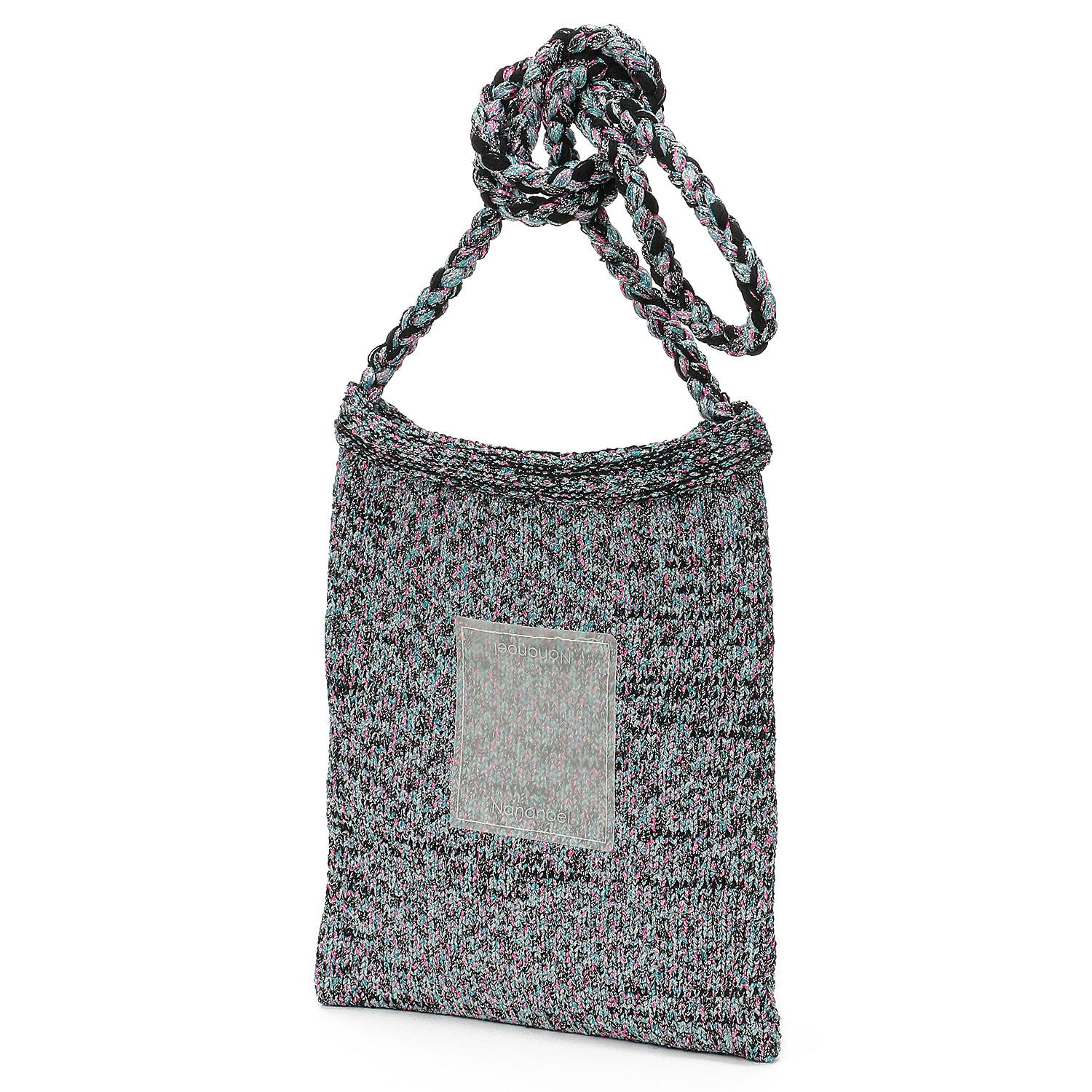 Nananoel MIXラメ入りニットミニショルダーバッグ - 画像6