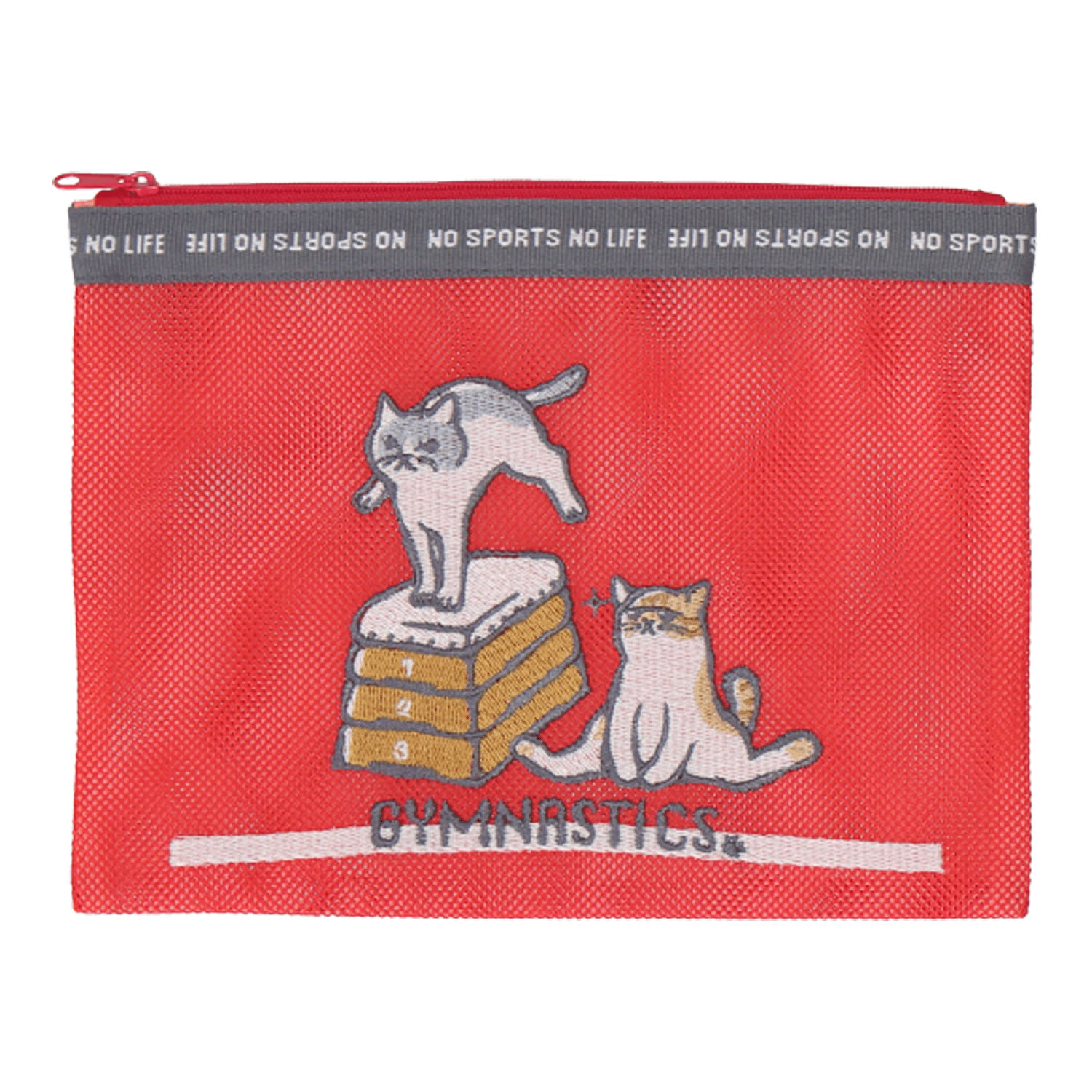 No Sports No Life フラットポーチ - 画像3