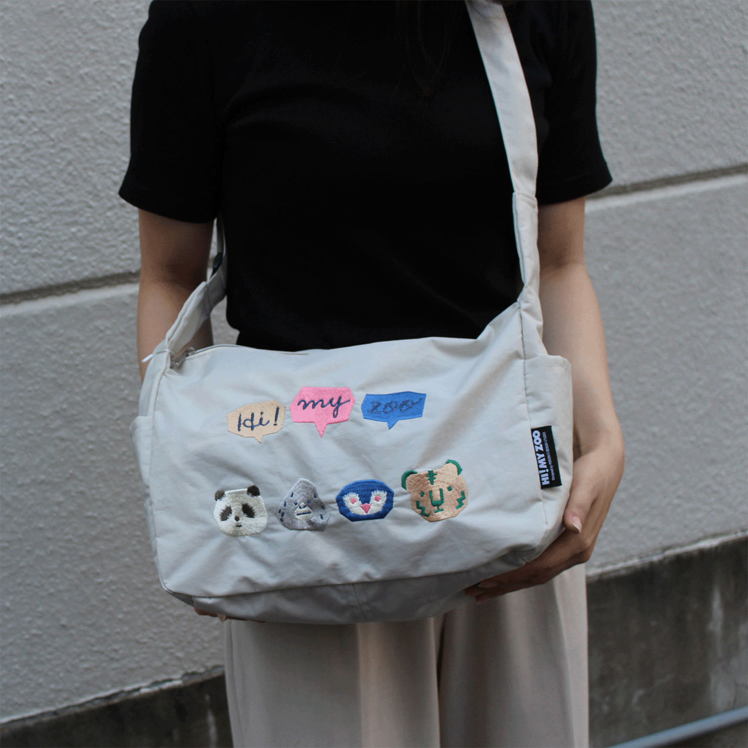 HI！MY ZOO アニマル刺繍ショルダーバッグ - 画像11
