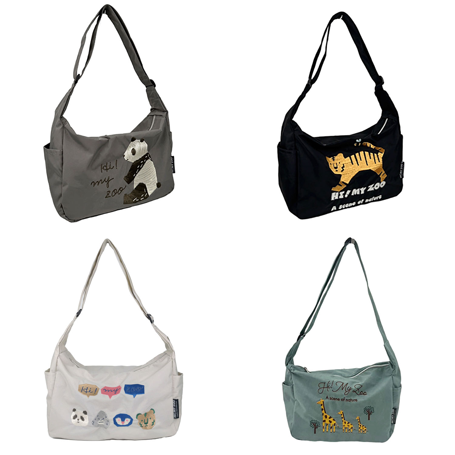 HI！MY ZOO アニマル刺繍ショルダーバッグ - 画像12