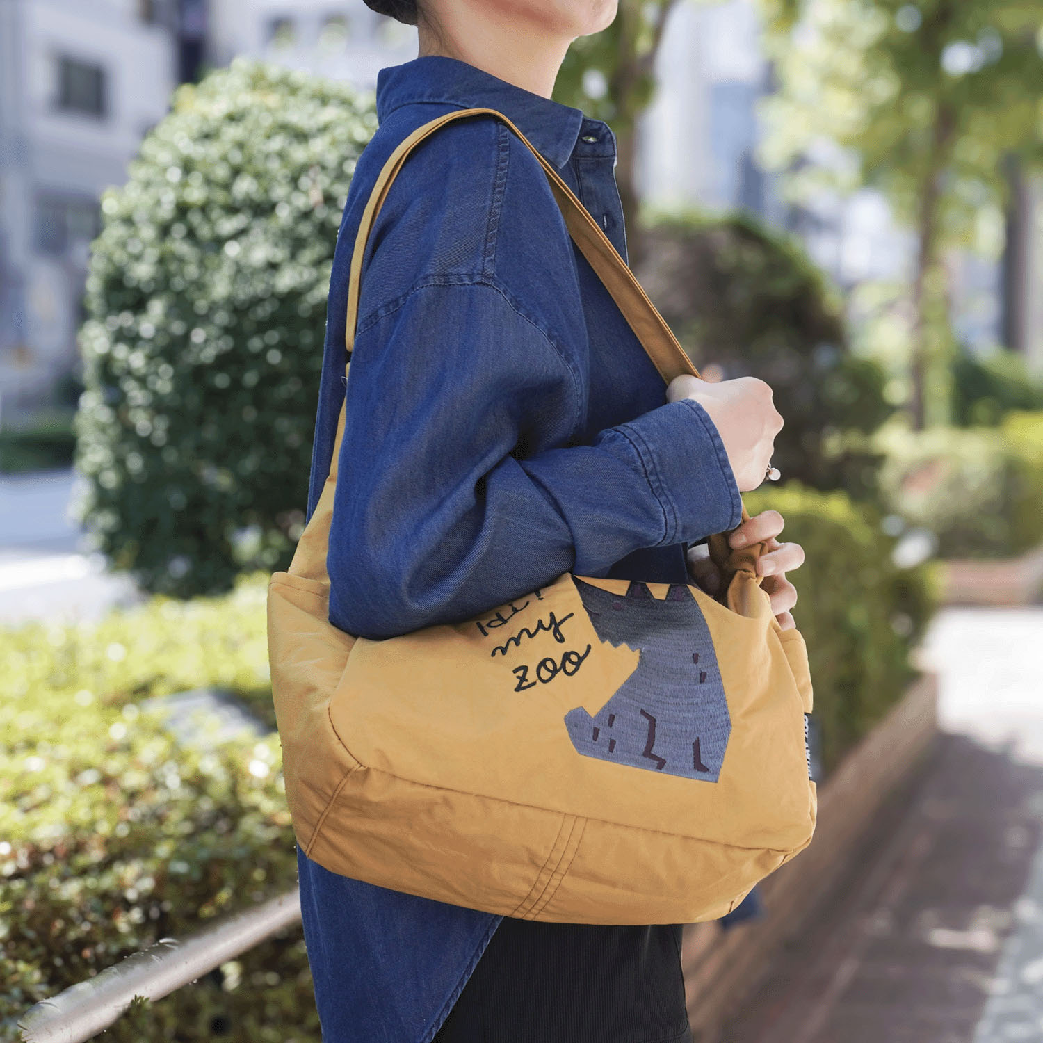 HI！MY ZOO アニマル刺繍ショルダーバッグ - 画像1