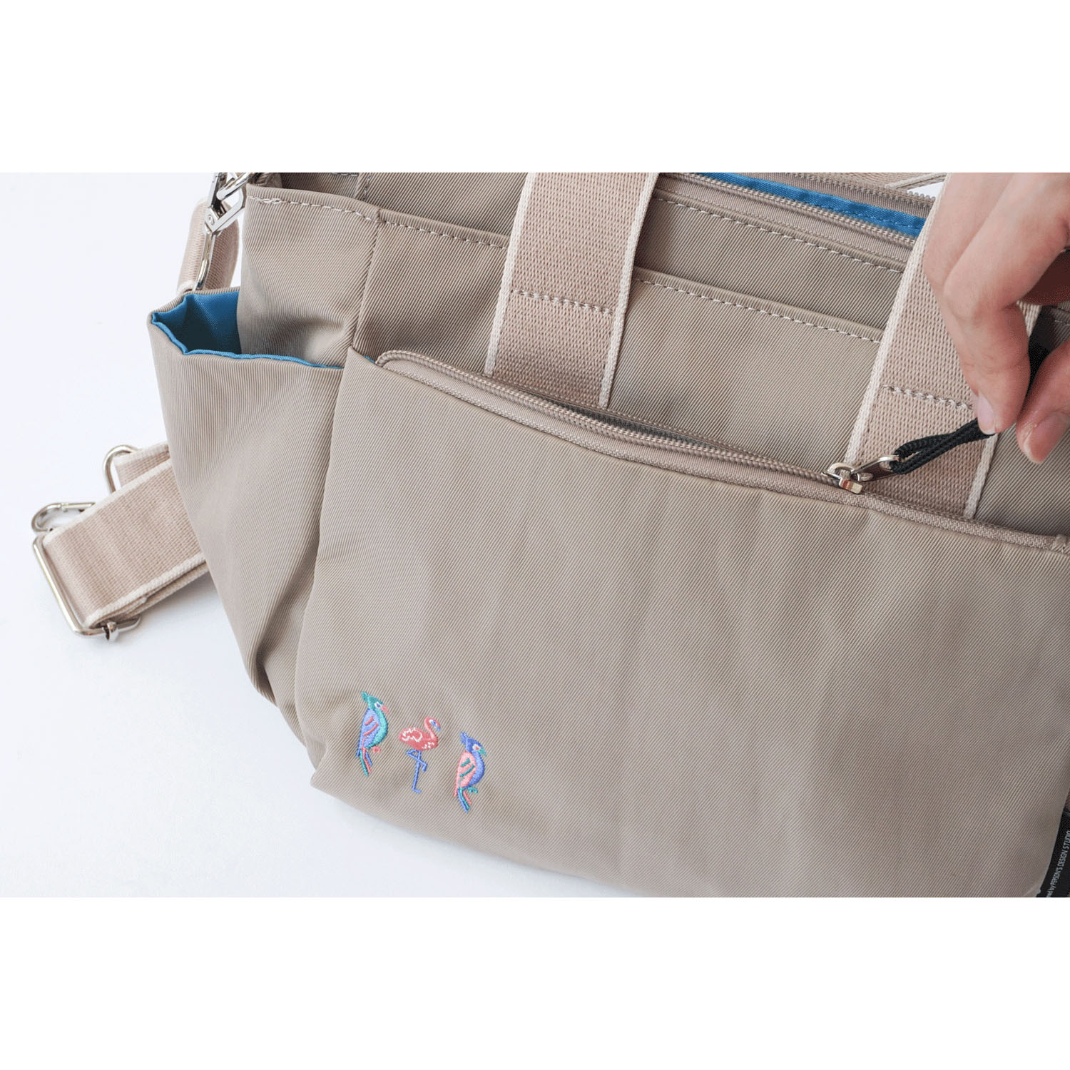 HI！MY ZOO HMZ刺繍2WAYバッグ - 画像6