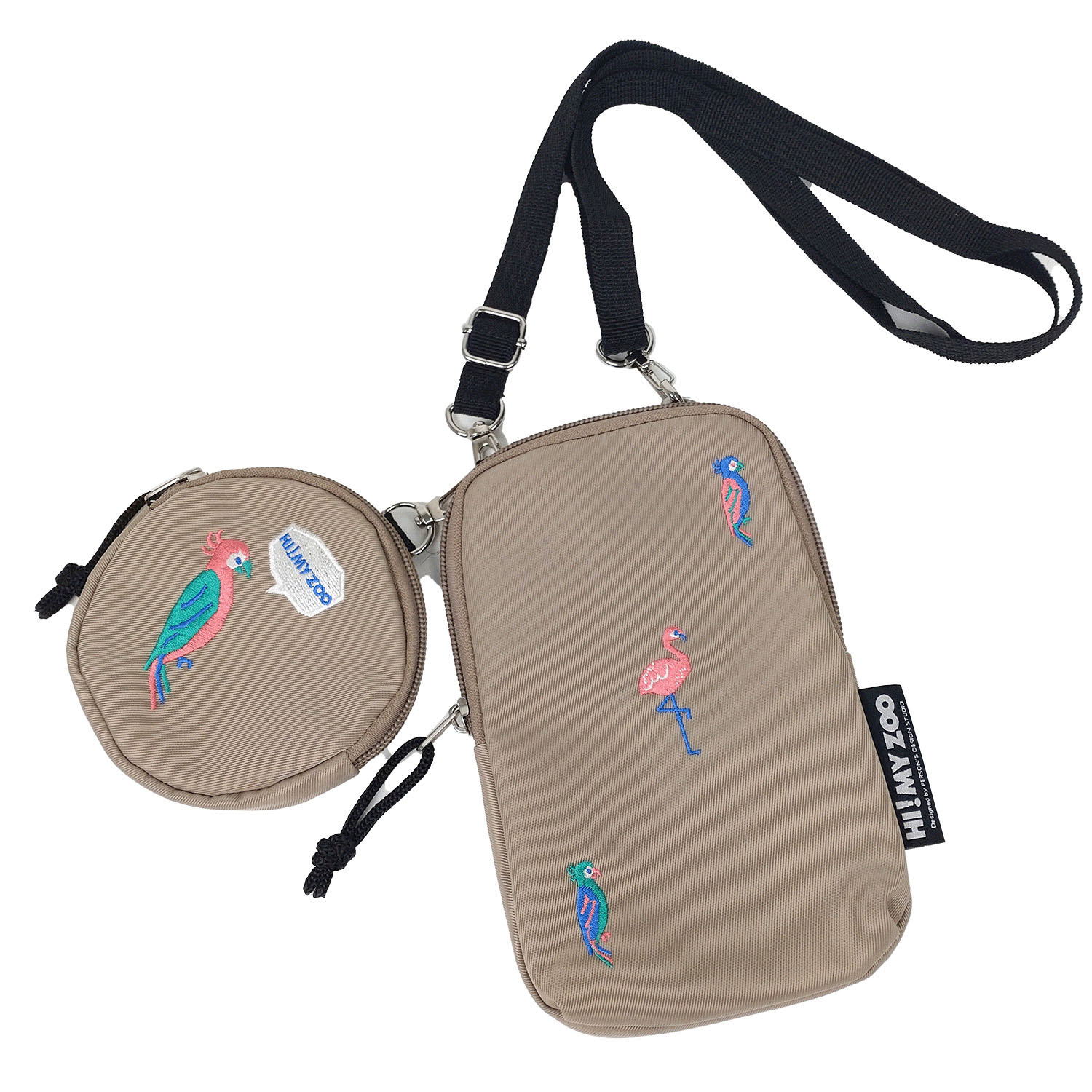 HI！MY ZOO HMZ刺繍ポーチ付ミニショルダーバッグ - 画像8