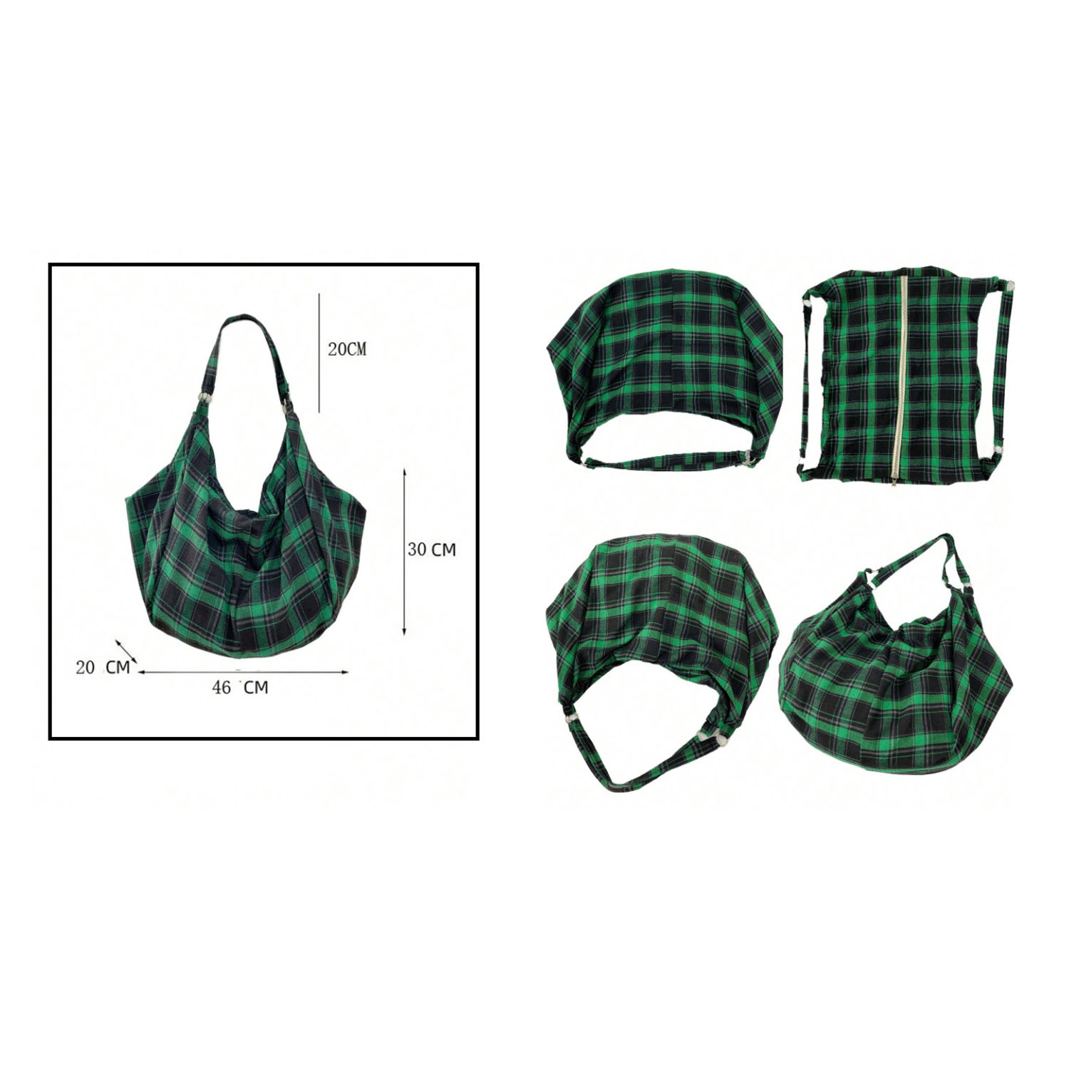 柄もの3WAYビッグバッグ - 画像7