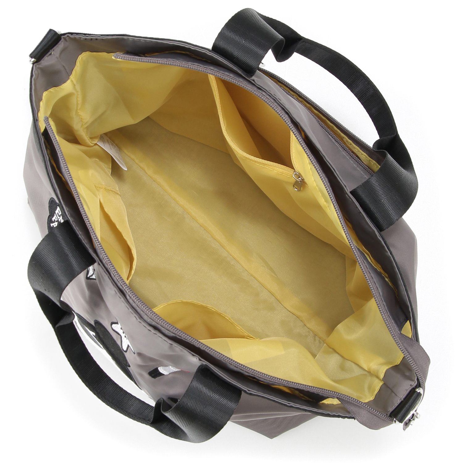 HAPPY FACE レディ・エマ新刺繍多機能2WAYトートバッグ大 - 画像3