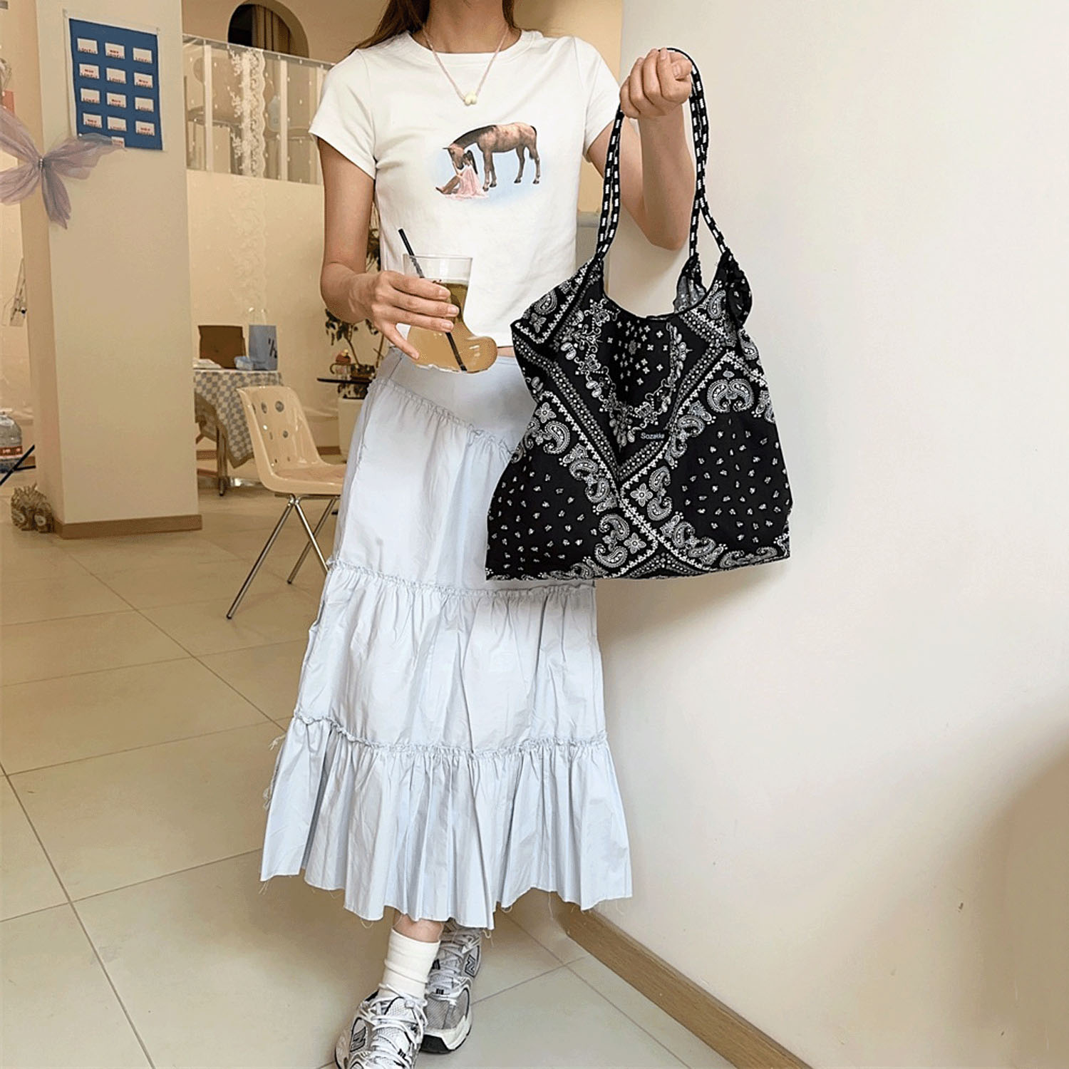 【72－00と82－00はエトワール別注柄】プリント2WAYバッグ - 画像21