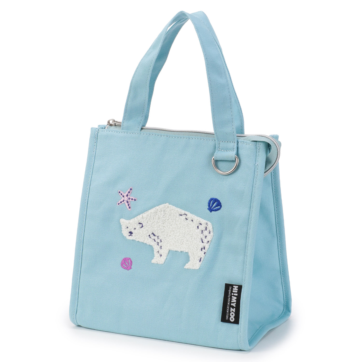 HI！MY ZOO 保冷キャンバスランチバッグ - 画像9