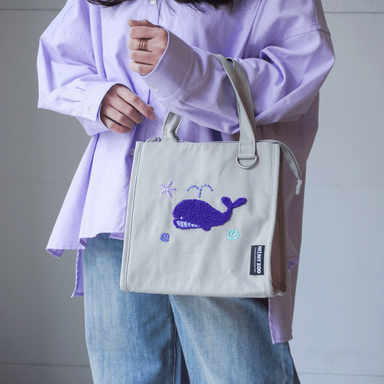 HI！MY ZOO 保冷キャンバスランチバッグ