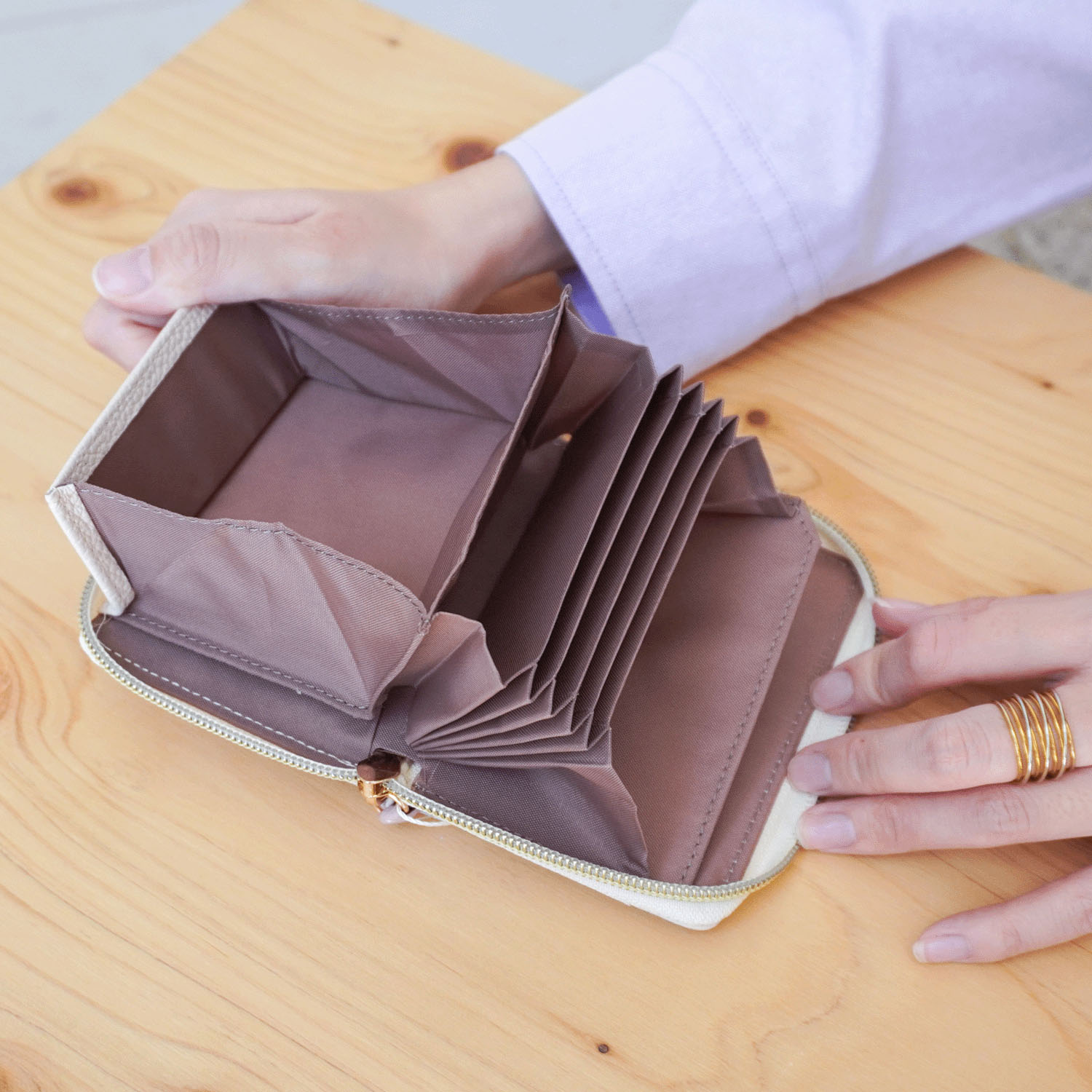 HI！MY ZOO ラウンドファスナーミニ財布 - 画像2