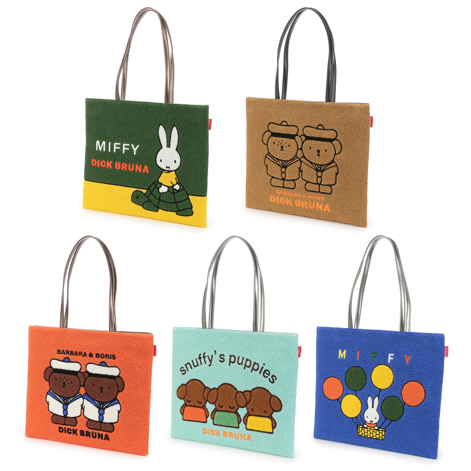 【次回納期未定】Zucchero×miffy サガラ刺繍トートバッグ