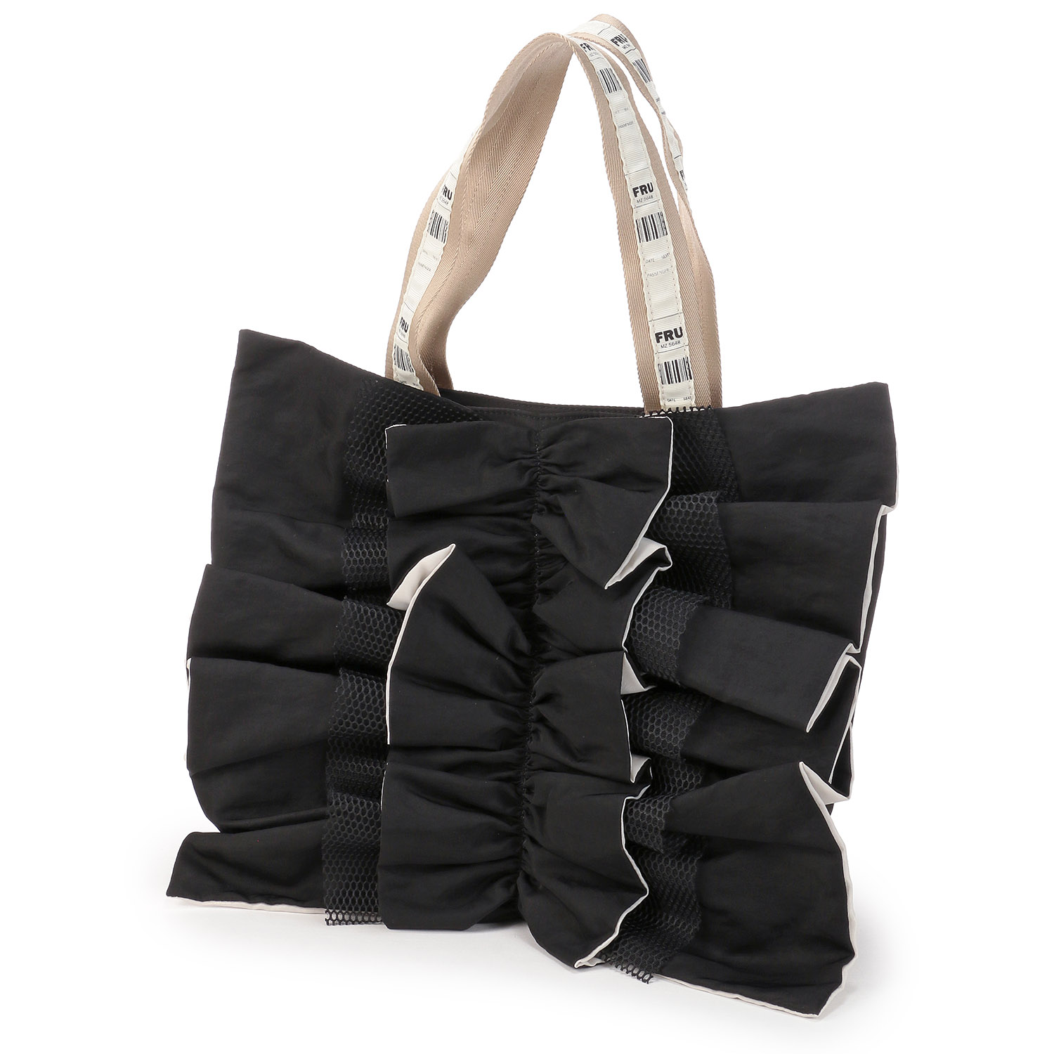 ナイロンフリルトートバッグ - 画像2