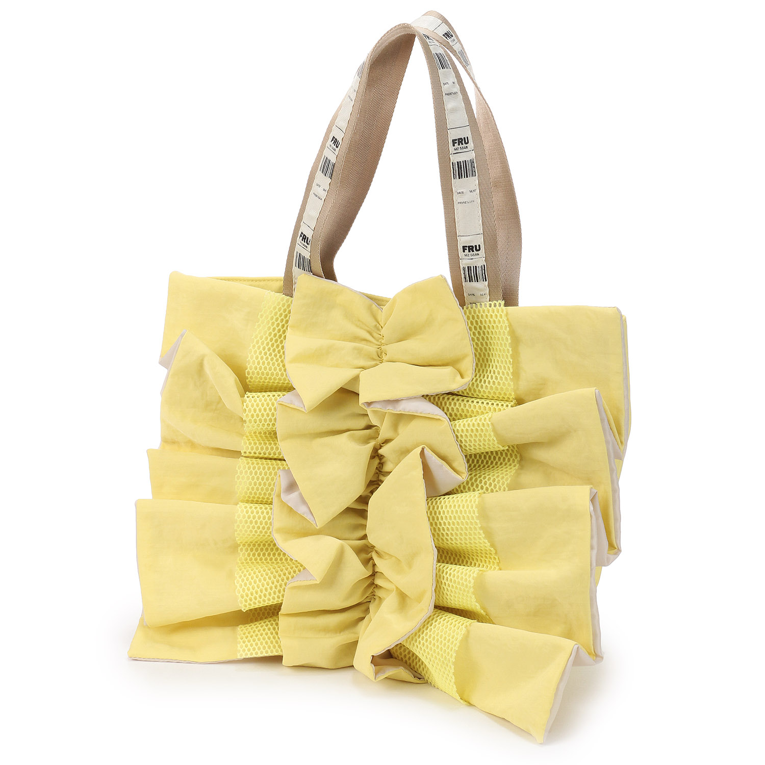 ナイロンフリルトートバッグ - 画像4