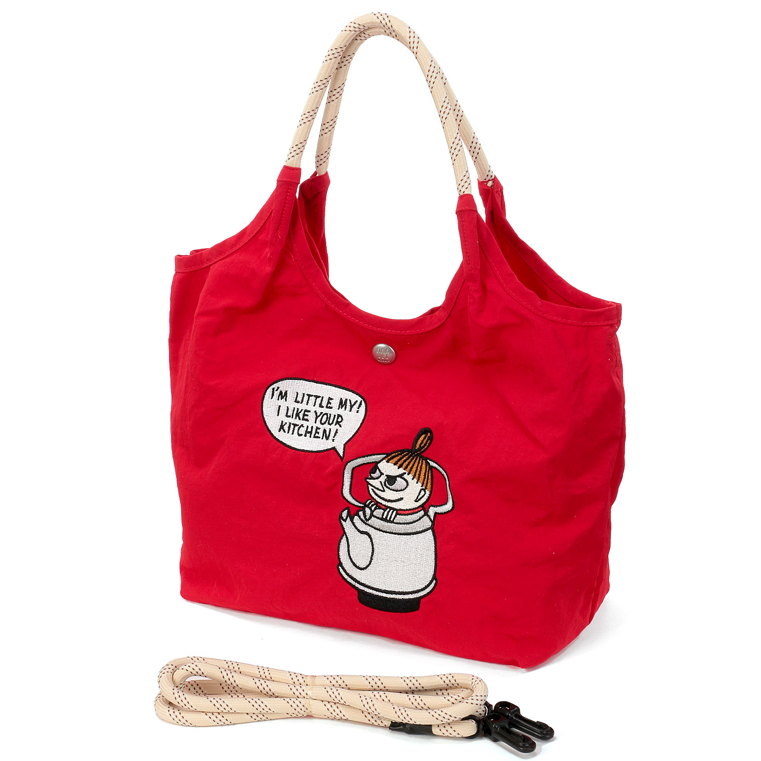 MOOMIN ナイロン刺繍2WAYバッグ - 画像9