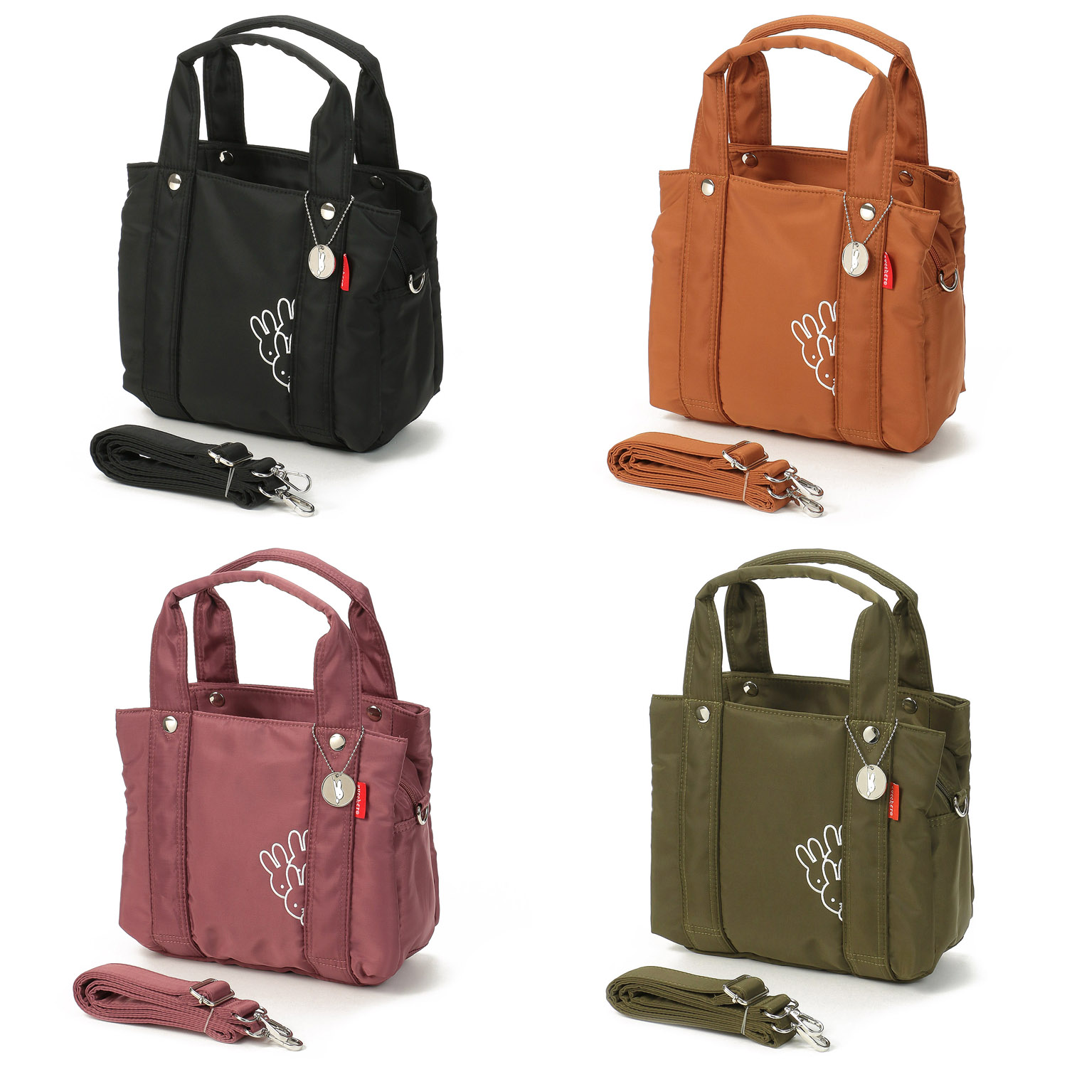 Zucchero×miffy刺繍トートバッグ