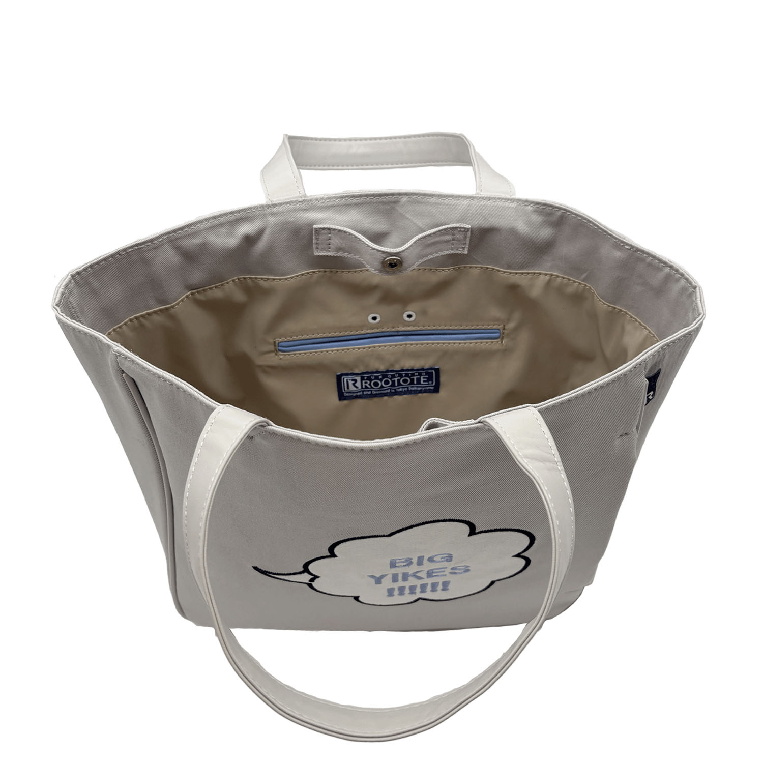 ルートート 吹き出し刺繍トートバッグ - 画像3