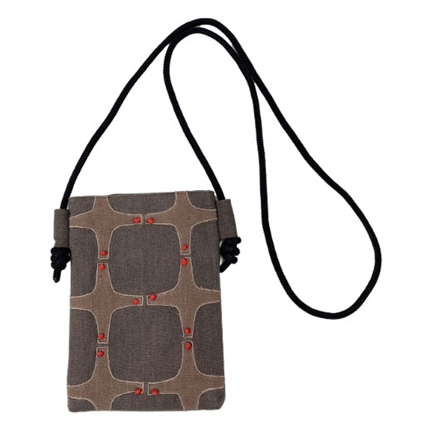 アフリカンアートパッチワークポシェット